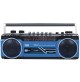 Radio Registratore cn CASSETTA TREVI RR 501BT Blu Bluetooth Stereo USB SD MP3