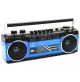 Radio Registratore cn CASSETTA TREVI RR 501BT Blu Bluetooth Stereo USB SD MP3