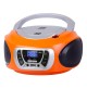 Radio Stereo Portatile Boombox Arancione Trevi CMP 510 DAB Lettore CD USB Cuffia