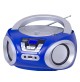 Radio Stereo Portatile Boombox Blu Trevi CMP 544 BT Lettore CD MP3 Bluetooth