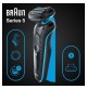 Rasoio Elettrico Ricaricabile Braun Series 5 51-M1200S Wet&Dry per Barba Uomo