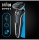 Rasoio Elettrico Ricaricabile per Barba Uomo Braun Series 5 51-W1000S Wet&Dry