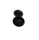 Scatola Tonda Rosenthal Versace Acanto Nera 15 cm in Porcellana - Box Round