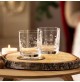 Set 2 Bicchieri da Acqua Cristallo Villeroy e Boch Decorazione Natale Natalizio