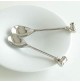 Set 2 Cucchiaini a Martelletto per Uovo ALESSI Dressed MW20S2 Acciaio Inox 18/10