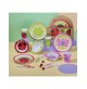 Set Pappa BRANDANI Farfalle Rosa Piatti Forchetta Bicchiere Bimba Bimbo 5 Pezzi