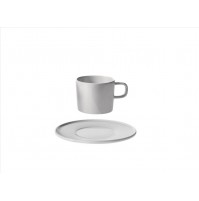 Set da 4 Tazze + Piattini Alessi AJM28/76 Plate Bowl Cup  AJM28/77 - Tazza Caffè