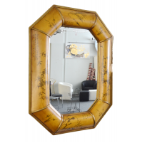 Specchiera Specchio Cornice Anticata Orientale - 128 x 97 cm