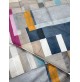 TRAPUNTINO PIUMINO QUILT FAZZINI ROTHKO MULTICOLORE MATRIMONIALE 2 PIAZZE