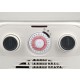 Termoventilatore Stufetta a Filo G3Ferrari con Timer 2000 W Bianco