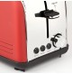 Tostapane Tostiera Tost Girmi TP57 Rosso Elettrico in Acciaio 800 W