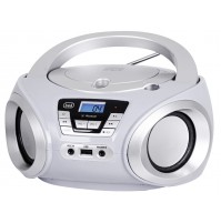 Trevi CMP 544 BT Radio Stereo Portatile Boombox Bianco Lettore CD MP3 Bluetooth