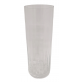 Vaso Decorativo Fiori PLAZA IVV Trasparente Ottico in Vetro 47 cm