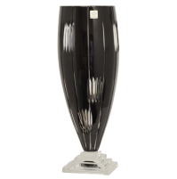 Vaso Ornamentale Nero Eternity Richard Ginori 34 cm in Cristallo - Vase