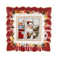 Vassoio Piatto Coppa Natale Quadrata Villeroy & Boch Toy's Fantasy 23 x 23 cm