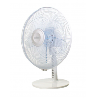 Ventilatore Aria Tavolo Argo Tablo Evo White 5 Pale Telecomando Timer 40 cm