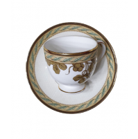 Wedgwood Set 4 Tazze Tazzine Caffè in Porcellana Golden Bird Coffee Cups