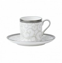 Wedgwood Set 8 Tazze Tazzine Caffè in Porcellana Celestial Platinum Coffee Cups